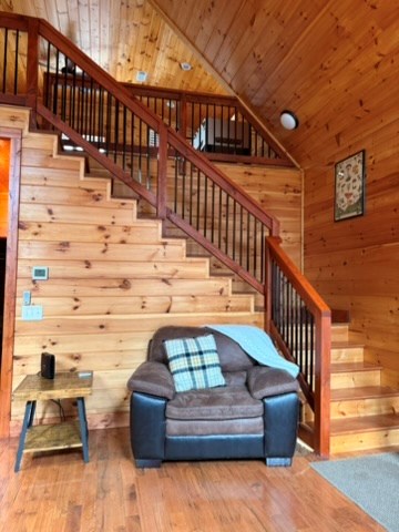 5575 Rainbow Springs Road Franklin, NC 28734 - Photo 21 of 35 a view of entryway with wooden floor