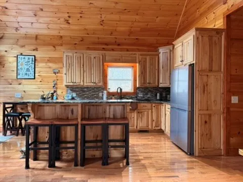 a view of a storage and utility room