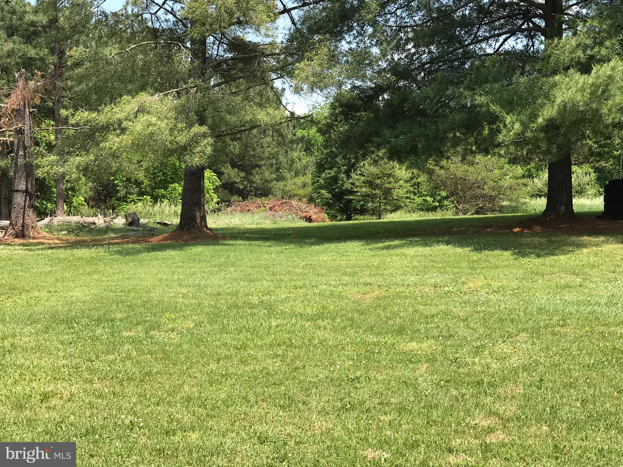 Rear yard backs to private estate