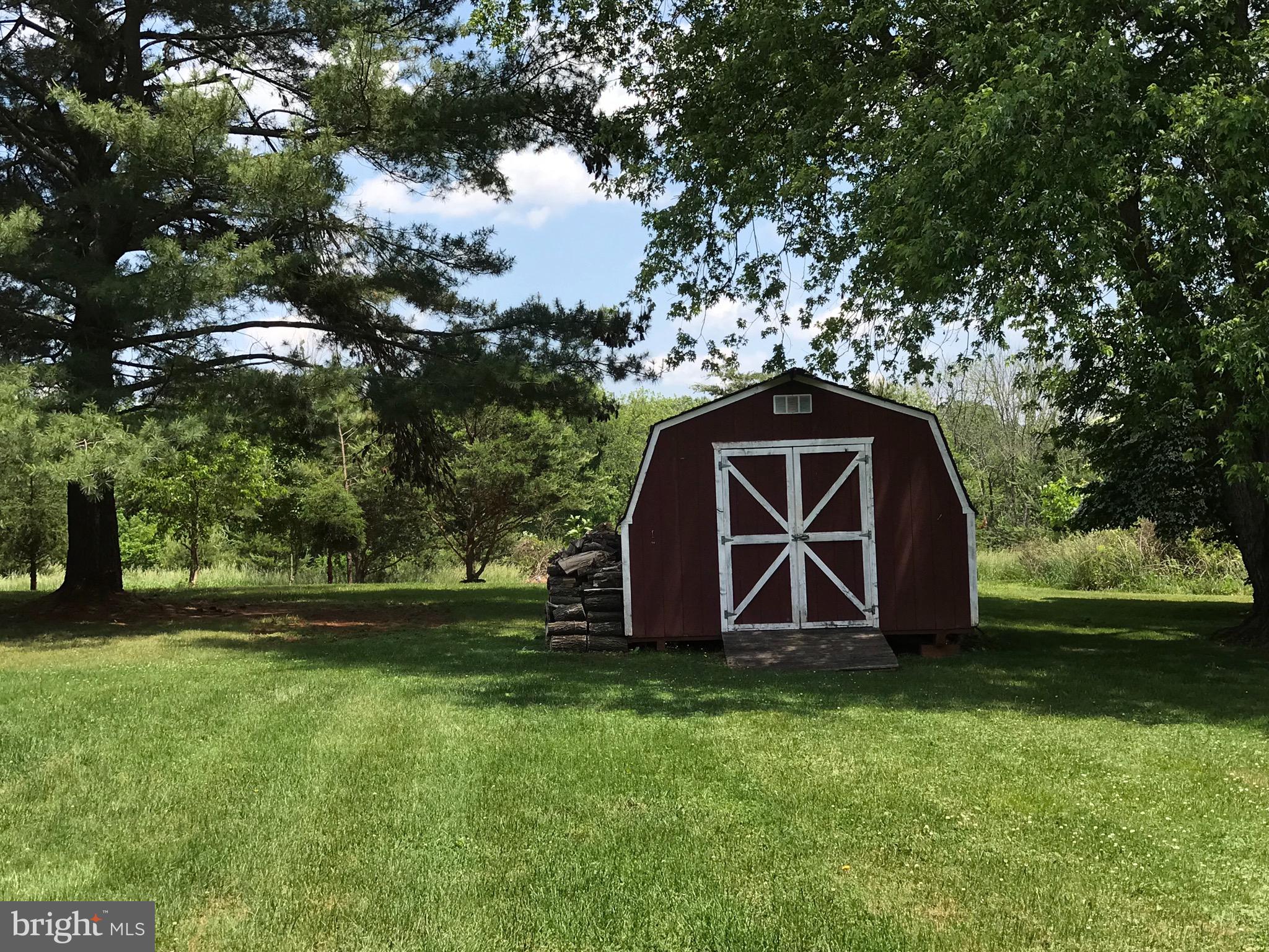 Shed with electric