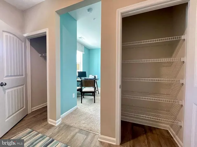 a view of walk in closet
