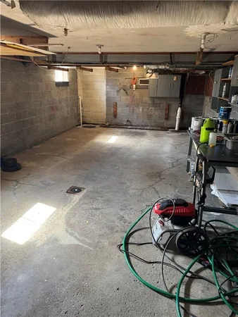 a view of storage and utility room