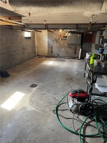 a view of storage and utility room