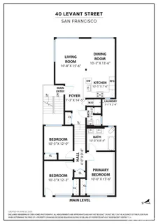 $1,595,000 | 40 Levant Street, San Francisco, CA 94114