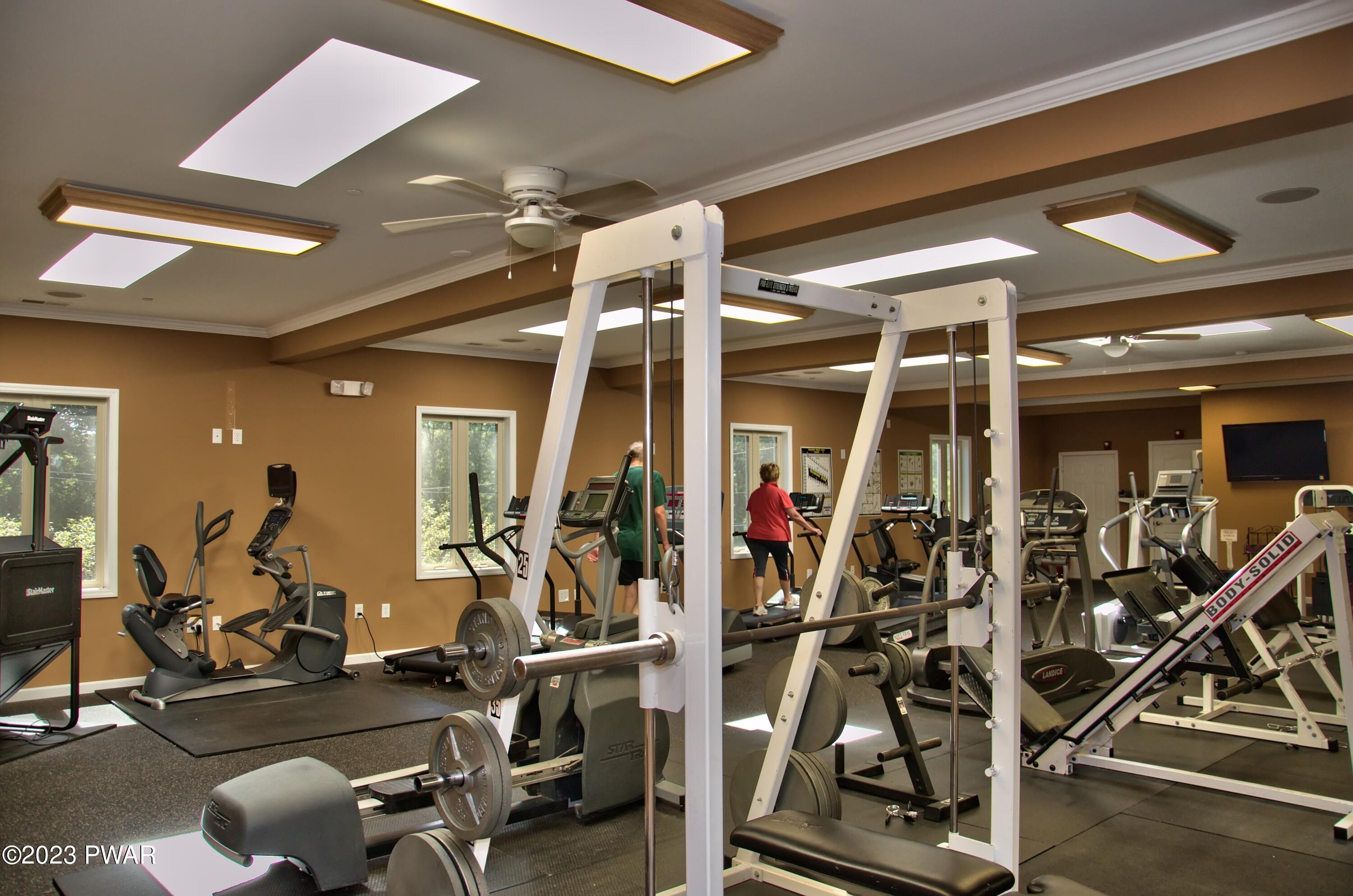 3041 Northgate Road Lake Ariel, PA 18436 - Photo 93 of 98 a view of a room with gym equipment