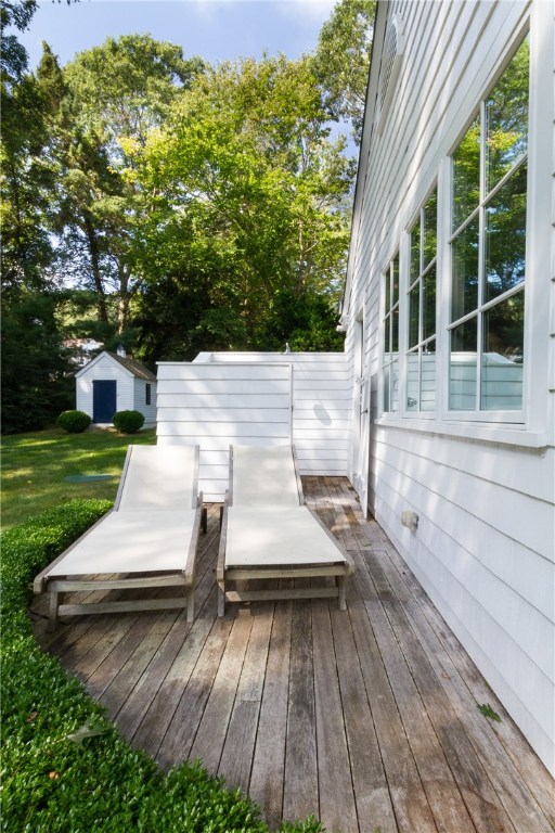 180 Willett Road Narragansett, RI 02874 - Photo 19 of 40 Private Deck off of Master Bedroom