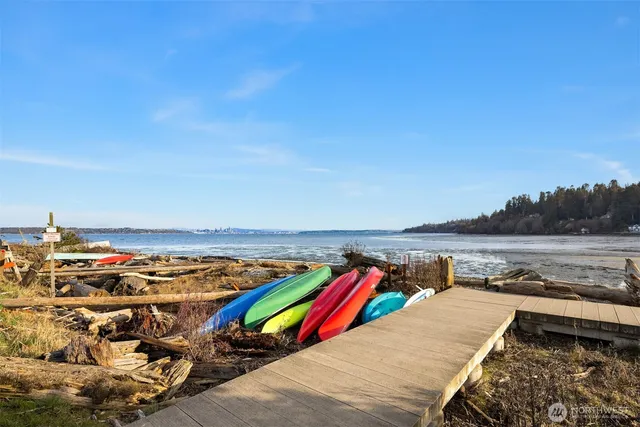 a view of swimming pool with a yard