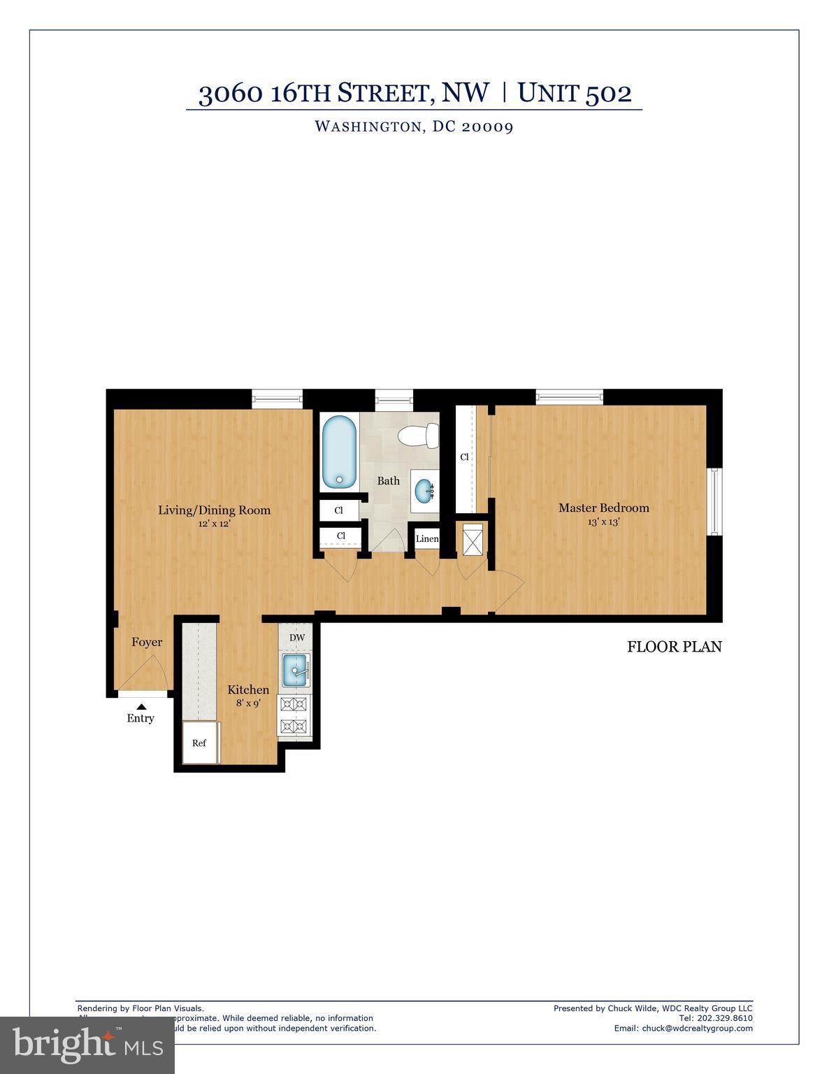 3060 16th Street Northwest, Unit 502 Washington, DC 20009 - Photo 30 of 30 Layout