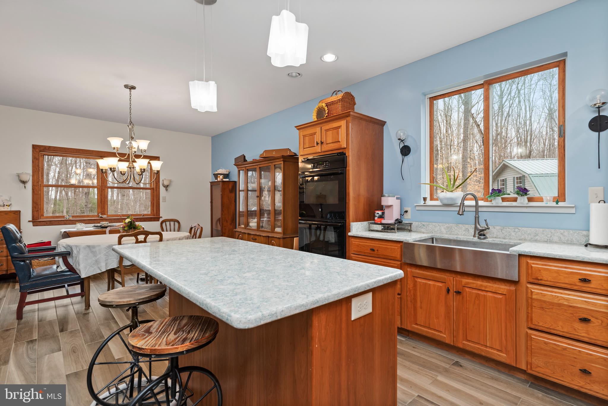1370 Indian Peg Road Boiling Springs, PA 17007 - Photo 16 of 44 Sizable island with breakfast bar & SS farm sink