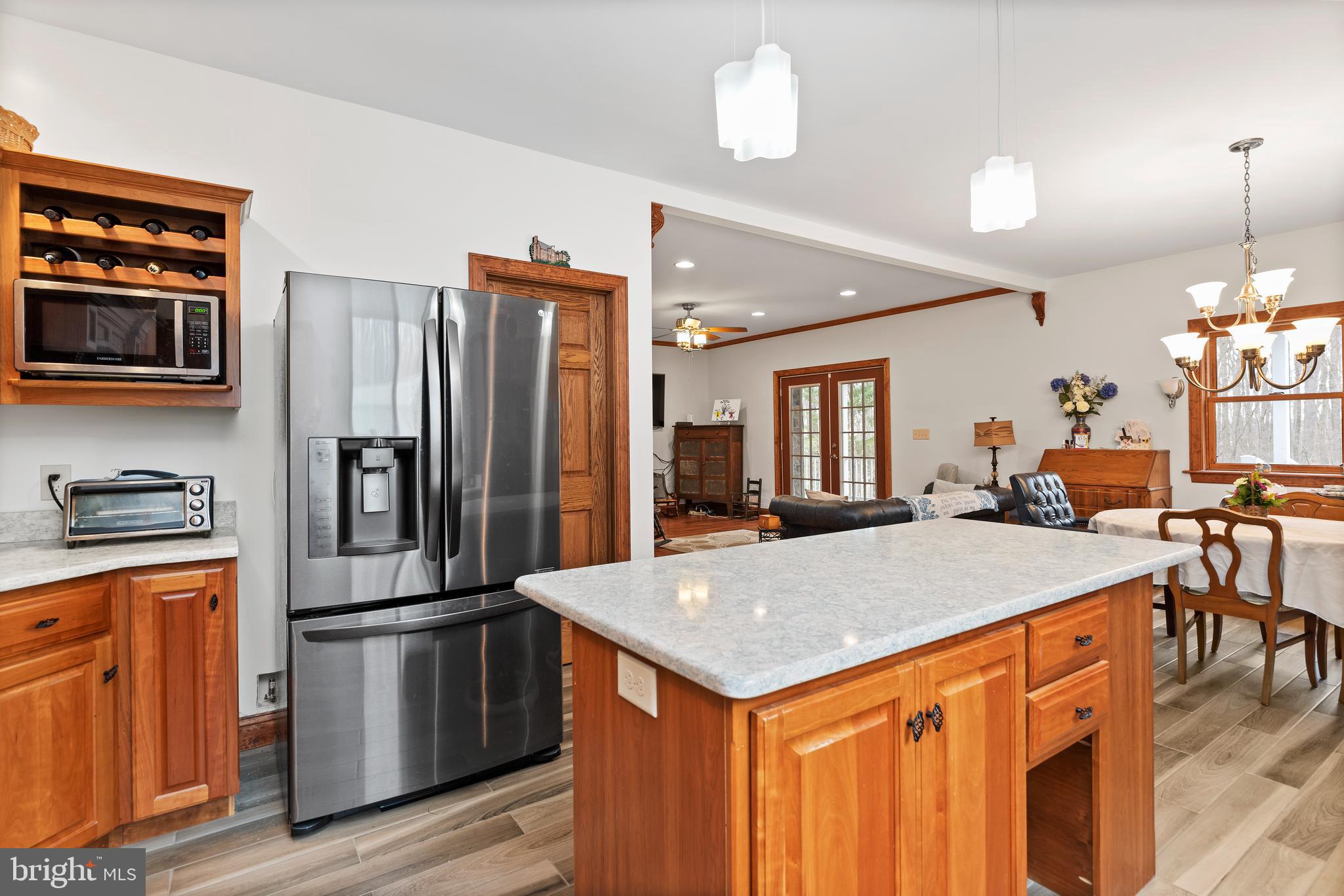 1370 Indian Peg Road Boiling Springs, PA 17007 - Photo 18 of 44 Built in microwave & wine rack