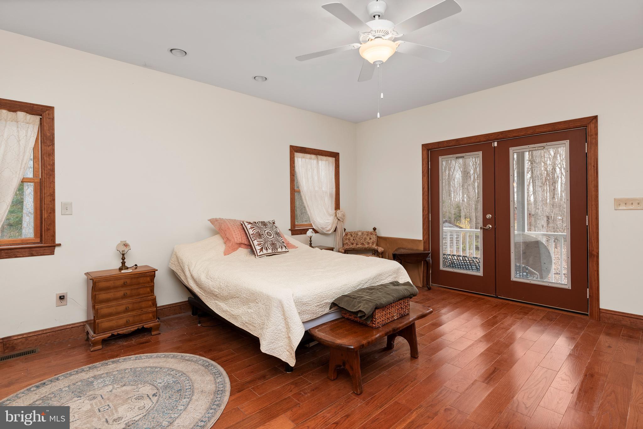 1370 Indian Peg Road Boiling Springs, PA 17007 - Photo 21 of 44 French doors lead to covered rear porch/deck