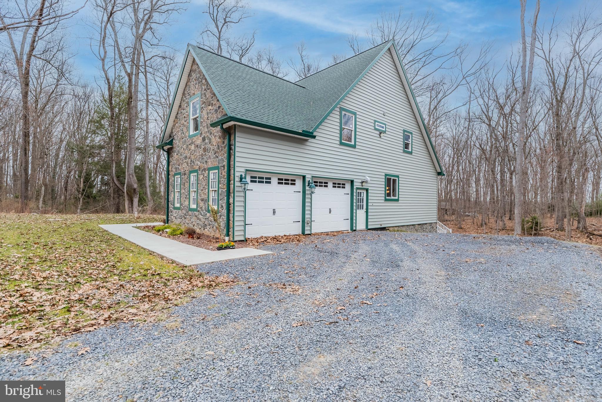 Attached 2-car garage