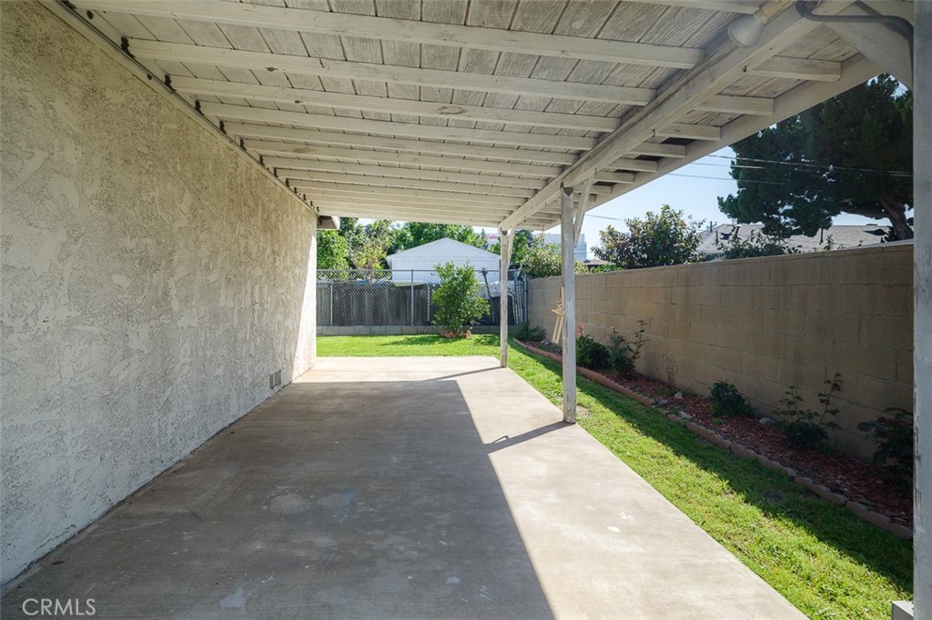 9716 Loftus Drive Rosemead, CA 91770 - Photo 26 of 28 a view of backyard with plants and outdoor seating