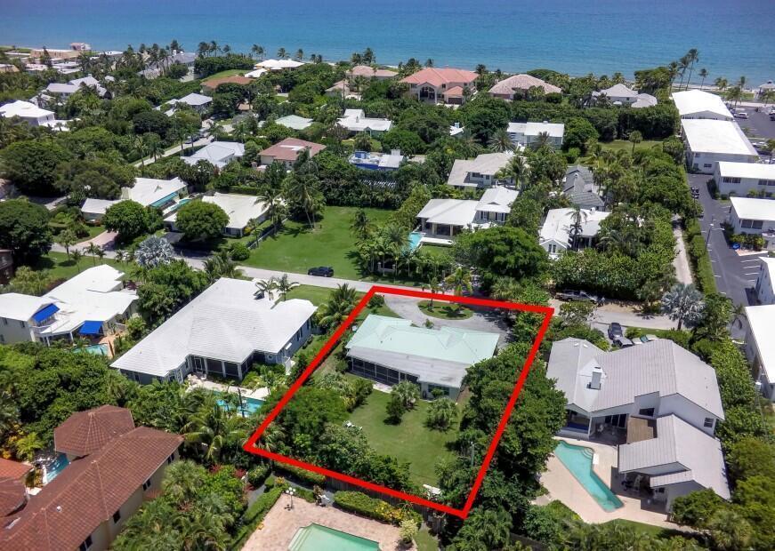 5550 Osprey Drive Ocean Ridge, FL 33435 - Photo 2 of 44 an aerial view of residential houses with outdoor space and street view
