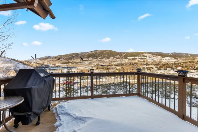a view of balcony with furniture