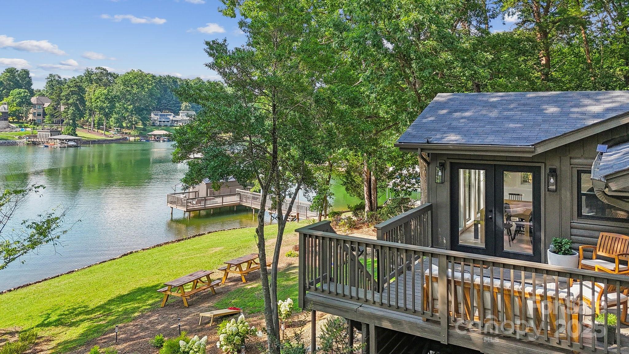 254 South Fork Road Mooresville, NC 28117 - Photo 21 of 34 a view of a house with backyard and sitting area