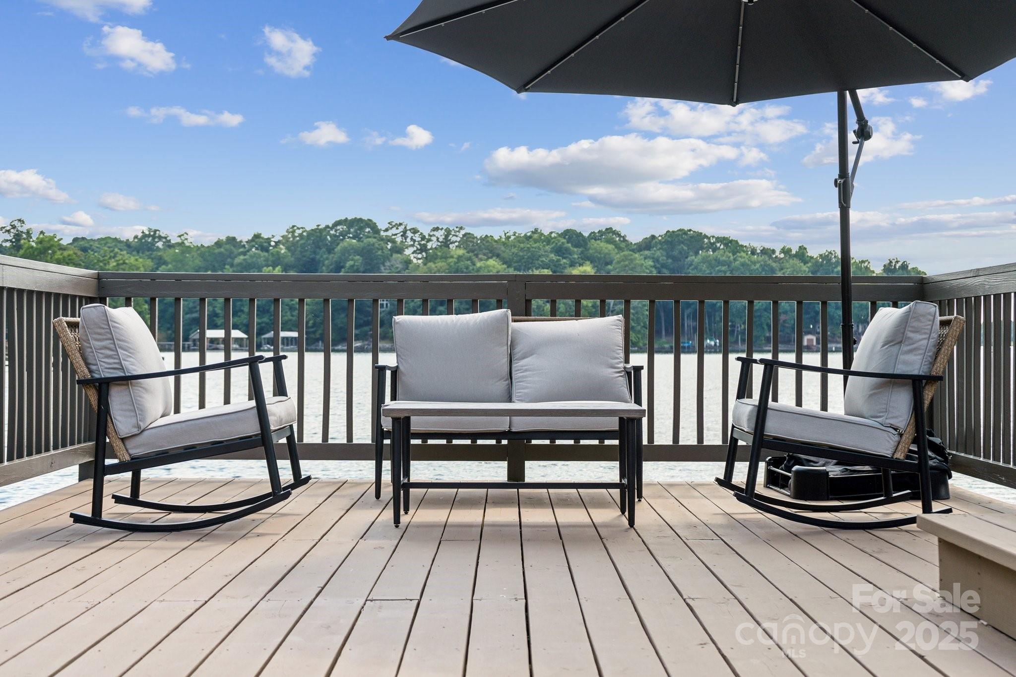 254 South Fork Road Mooresville, NC 28117 - Photo 25 of 34 a view of roof deck with furniture