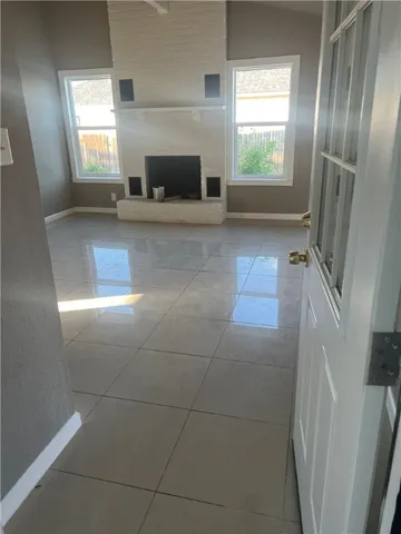 a view of a livingroom with a fireplace