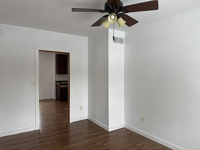 wooden floor in an empty room