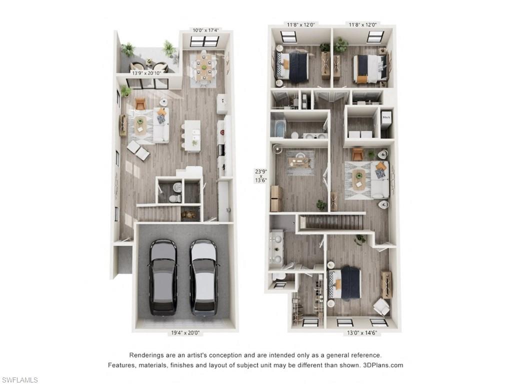 3086 Juniper Way Naples, FL 34112 - Photo 2 of 24 a black and white photo of a living room