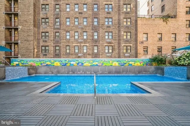 a view of building with an outdoor space