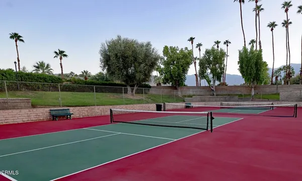 a view of a tennis court