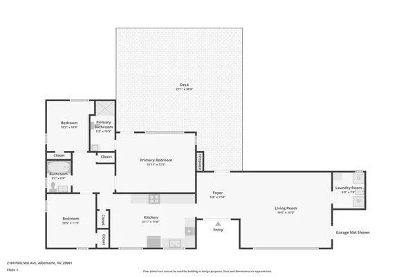 $269,900 | 2104 Hillcrest Avenue, Albemarle, NC 28001