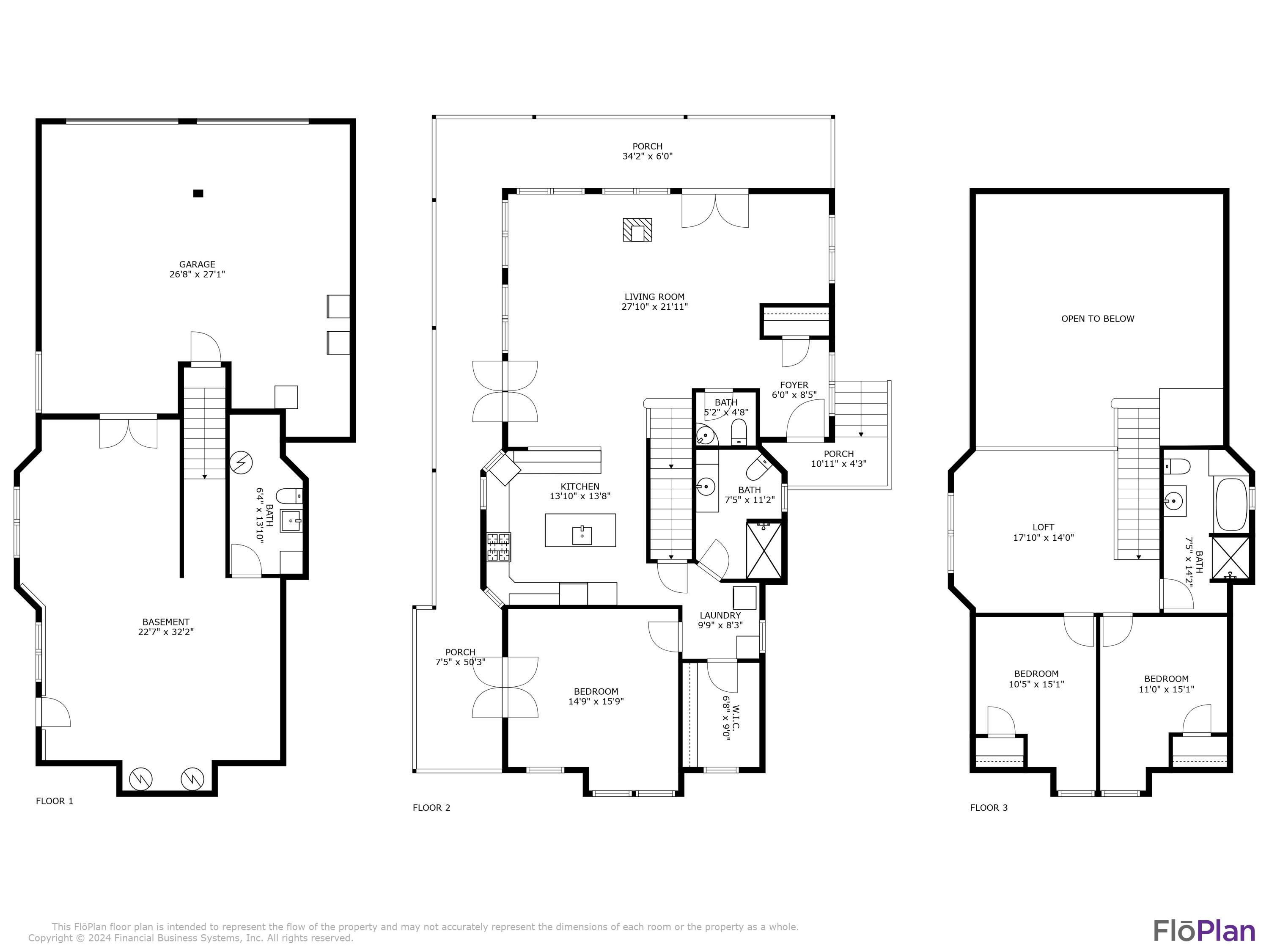 60 Cobb Road Belfast, ME 04915 - Photo 34 of 34 Floor Plans with dimensions