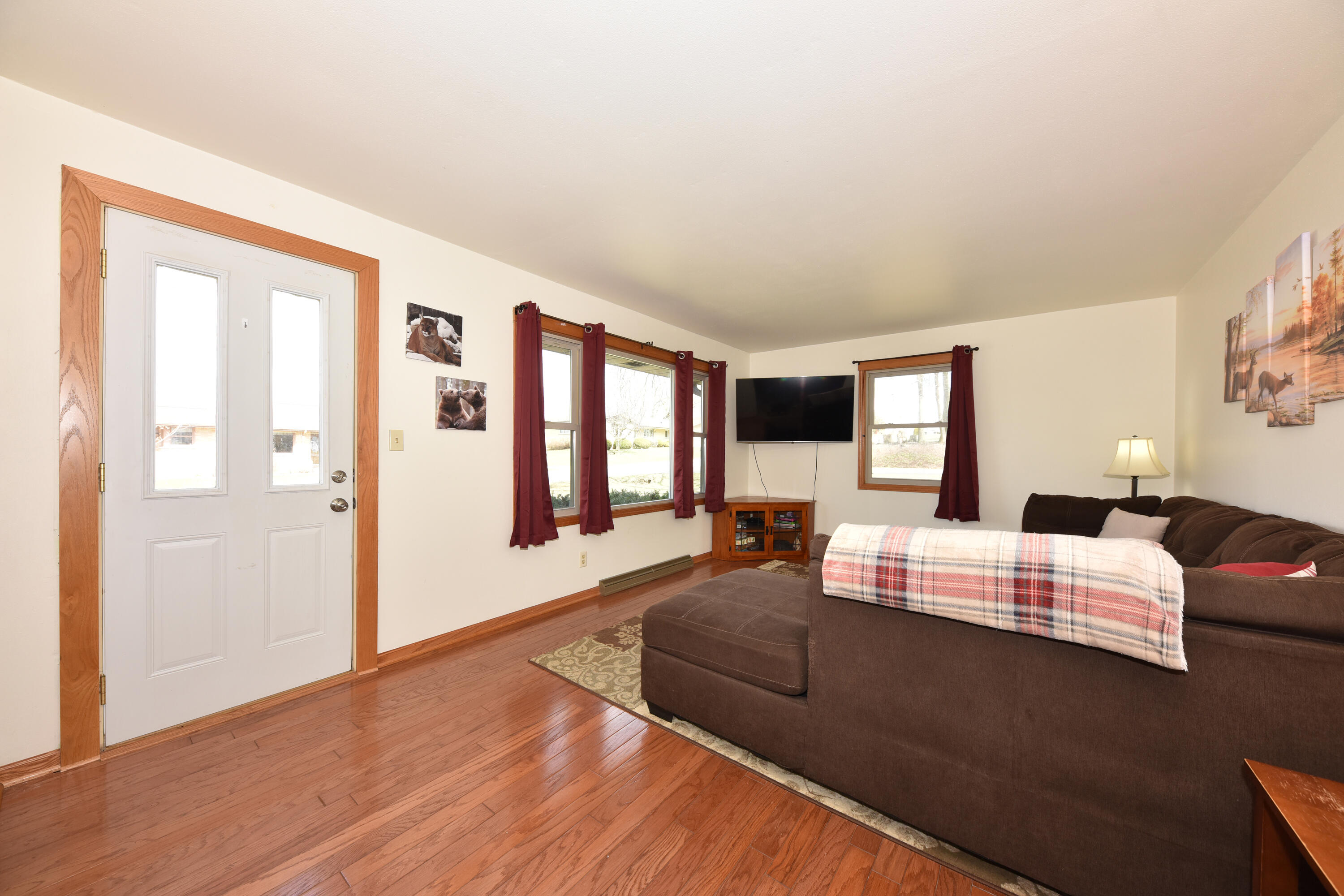 W4379 Center Street Lima, WI 53093 - Photo 6 of 24 Entry and Living Room