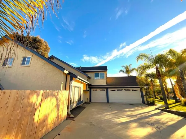 a view of a house with a patio