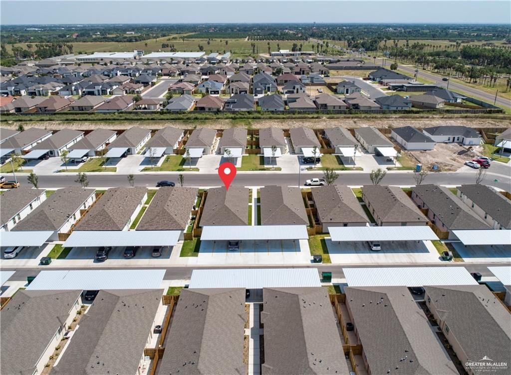 5900 Puffin Avenue, Unit 2 Mission, TX 78573 - Photo 31 of 32 an aerial view of residential houses with outdoor space