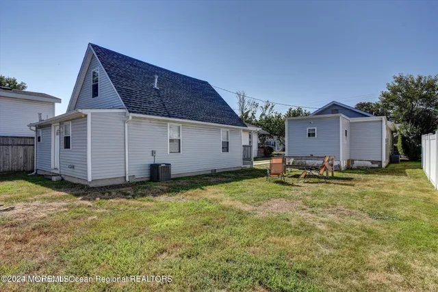 a backyard of a house