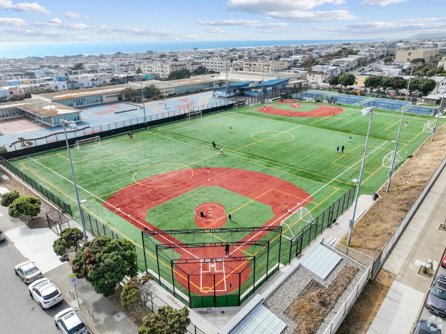 2271 40th Avenue San Francisco, CA 94116 - Photo 112 of 125 an aerial view of a pool and a yard