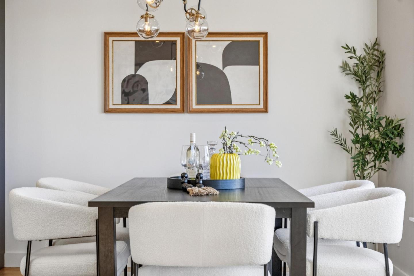 2271 40th Avenue San Francisco, CA 94116 - Photo 33 of 125 a view of a dining room with furniture and wooden floor
