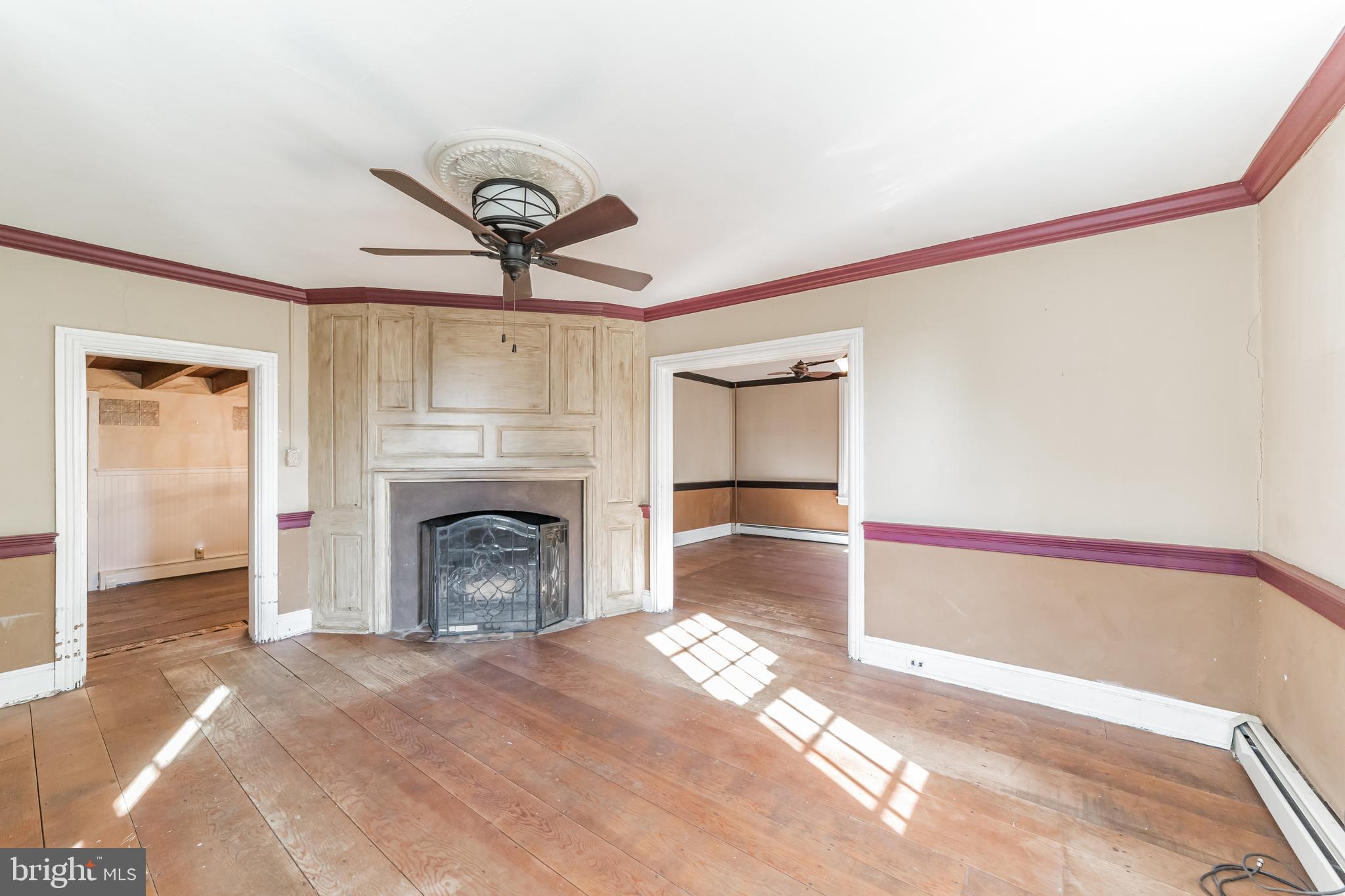 244 North Whitford Road Exton, PA 19341 - Photo 19 of 46 Living room w fireplace.