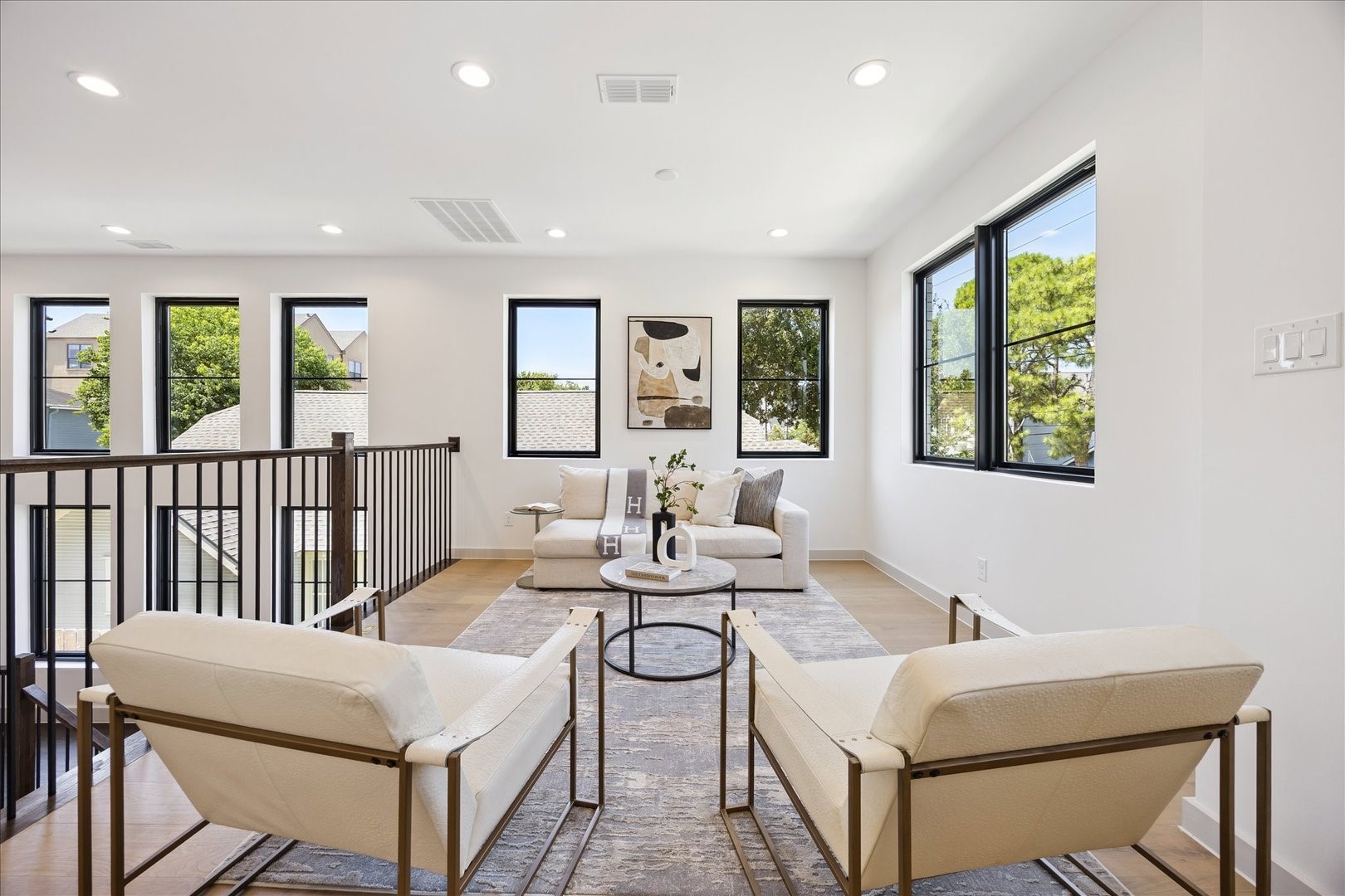 1209 Willard Street Houston, TX 77006 - Photo 17 of 35 a living room with furniture and windows
