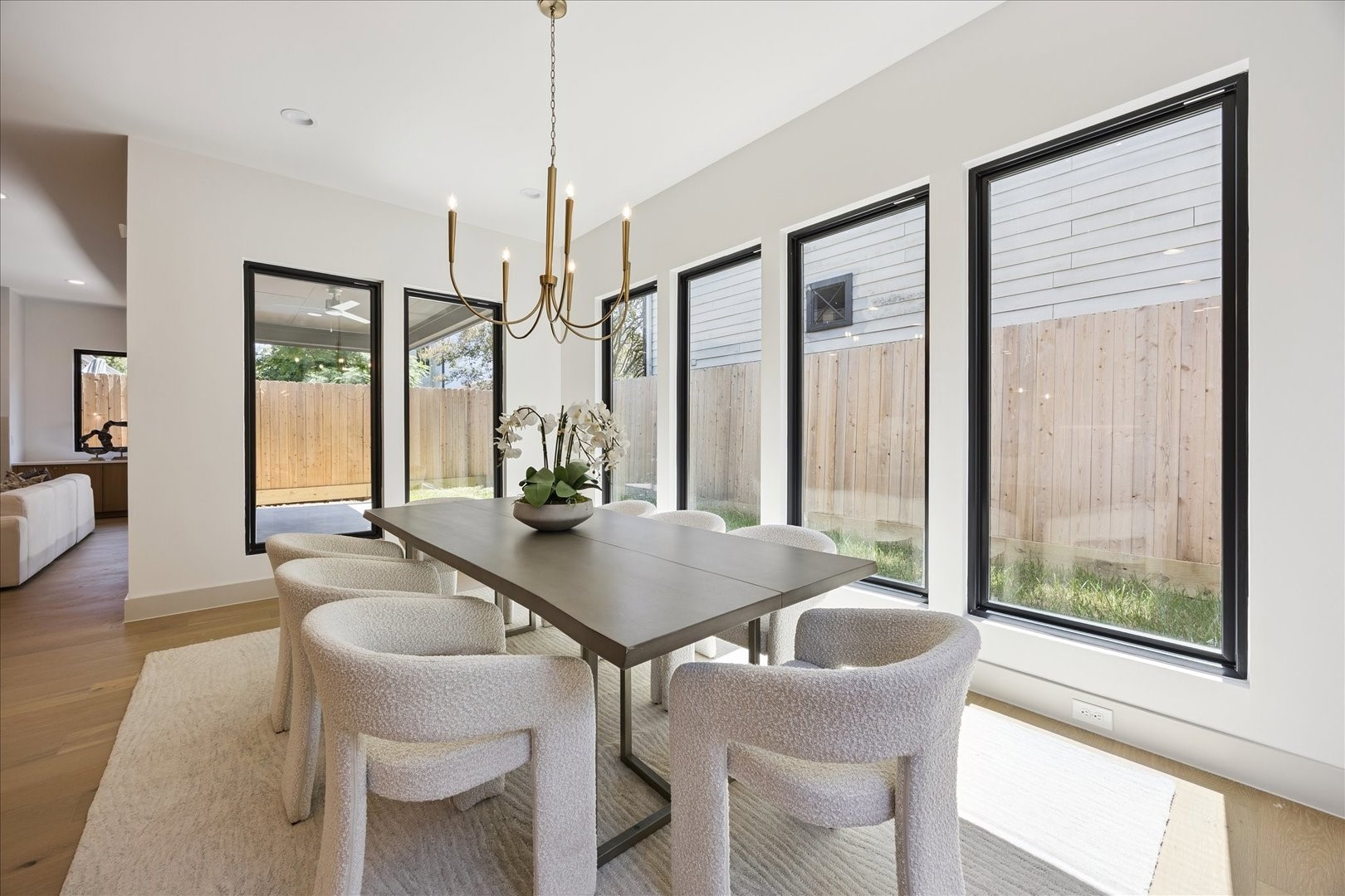 1209 Willard Street Houston, TX 77006 - Photo 10 of 35 a dining room with furniture window wooden floor