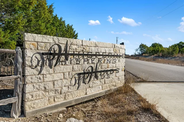 a view of a street with an outdoor space
