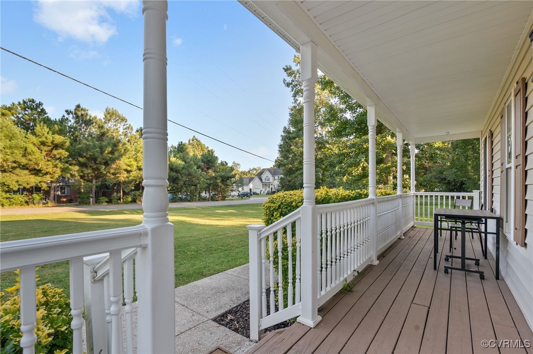 4212 Stigall Drive Chesterfield, VA 23112 - Photo 3 of 35 a view of balcony with wooden floor
