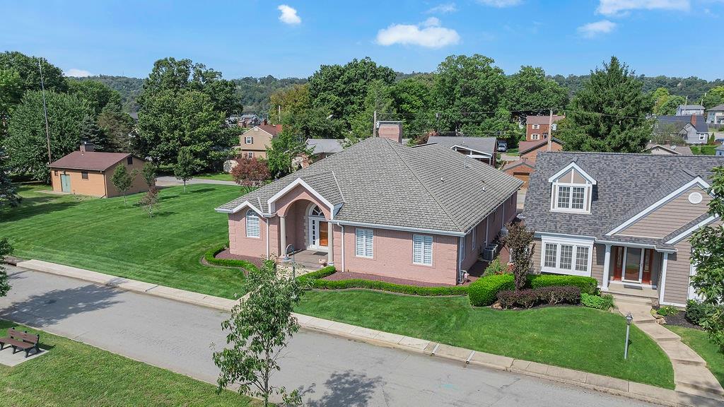 1750 River Road Beaver, PA 15009 - Photo 39 of 49 This is a great view of the home on the street and the sizeable side lot.