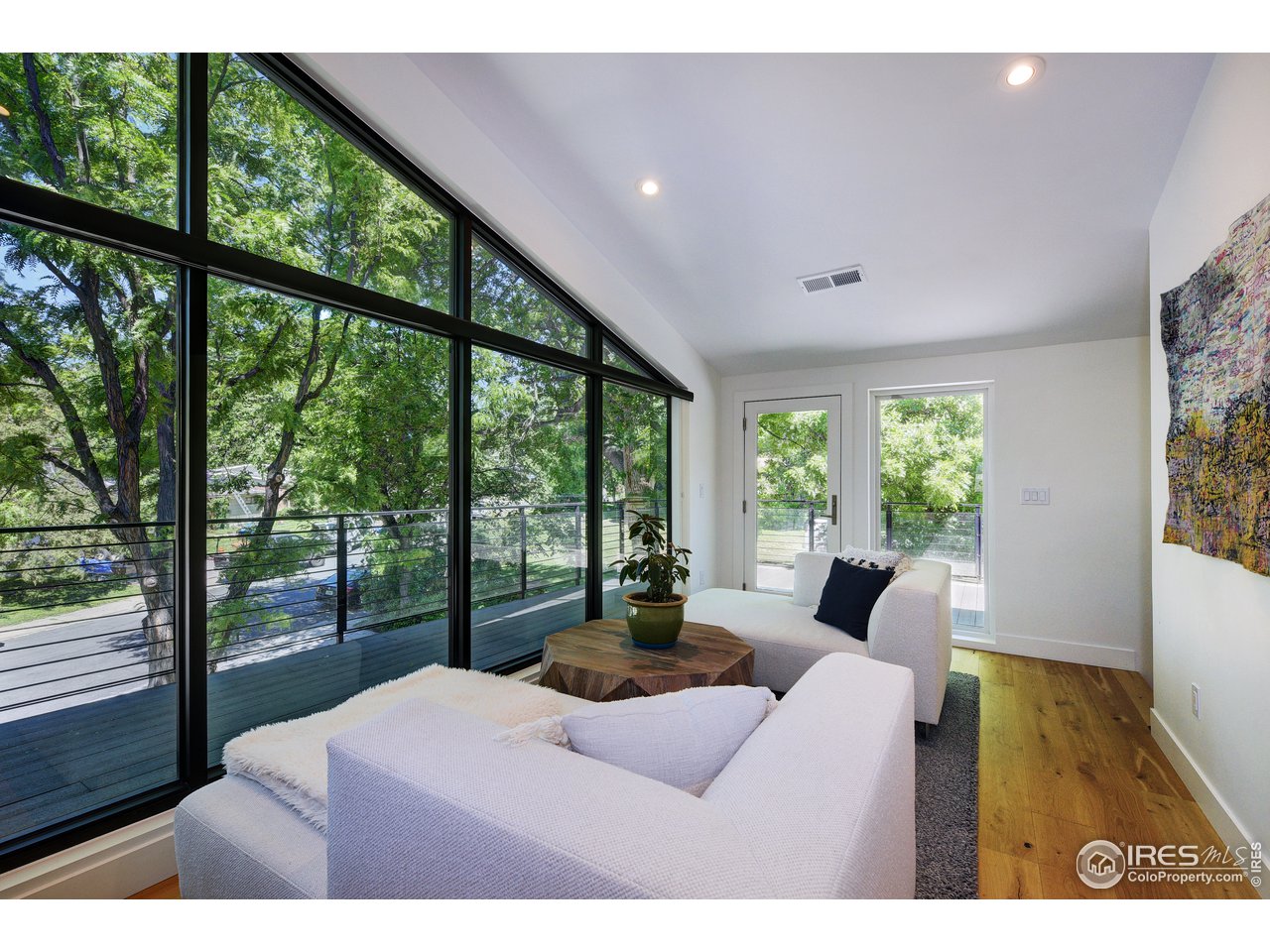 2930 18th Street Boulder, CO 80304 - Photo 20 of 40 a living room with furniture and a large window