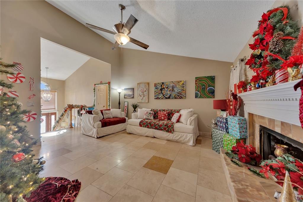 6401 Fox Run Winston, GA 30187 - Photo 11 of 48 a living room with furniture and a fireplace