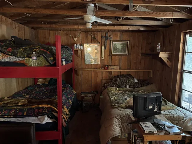 a room with storage and utility