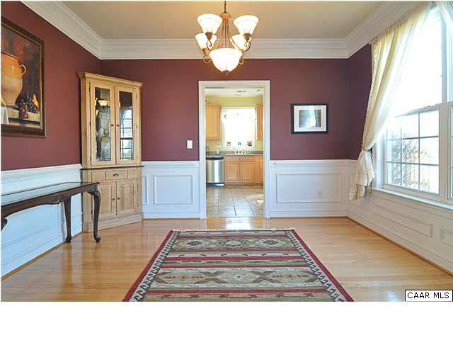 5396 Windy Ridge Road Charlottesville, VA 22903 - Photo 8 of 24 Dining room has crown molding and chair rail