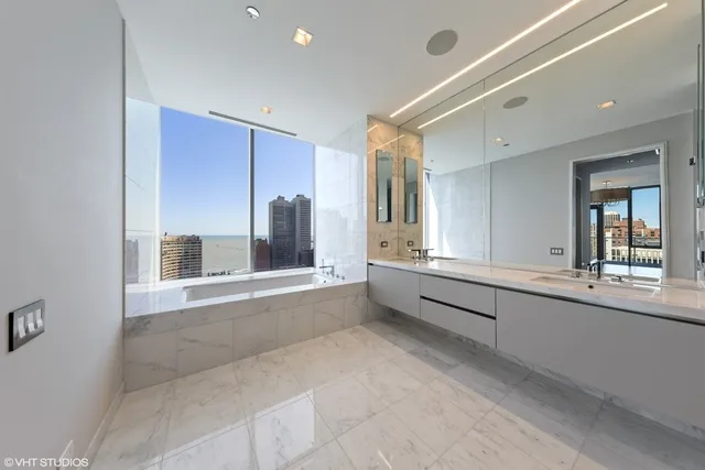 a view of a hallway with closet