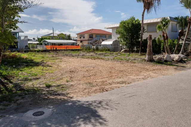 a view of a house with a yard and car parked