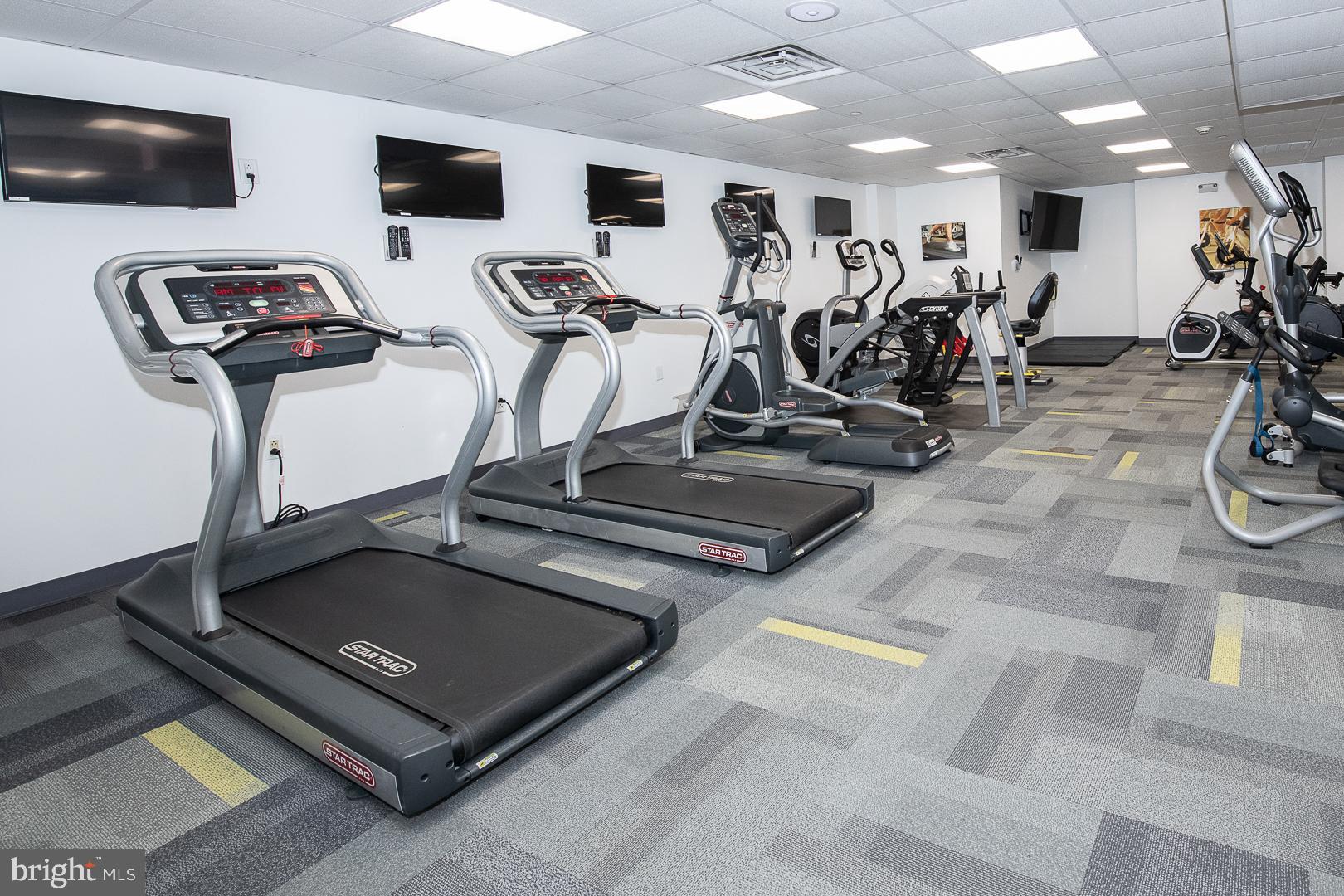 191 Presidential Boulevard, Unit R402 Bala Cynwyd, PA 19004 - Photo 21 of 27 a view of a room with gym equipment