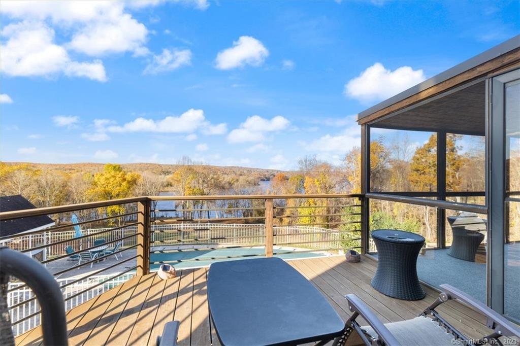 195 Injun Hollow Road Haddam, CT 06424 - Photo 13 of 40 Deck with River Views