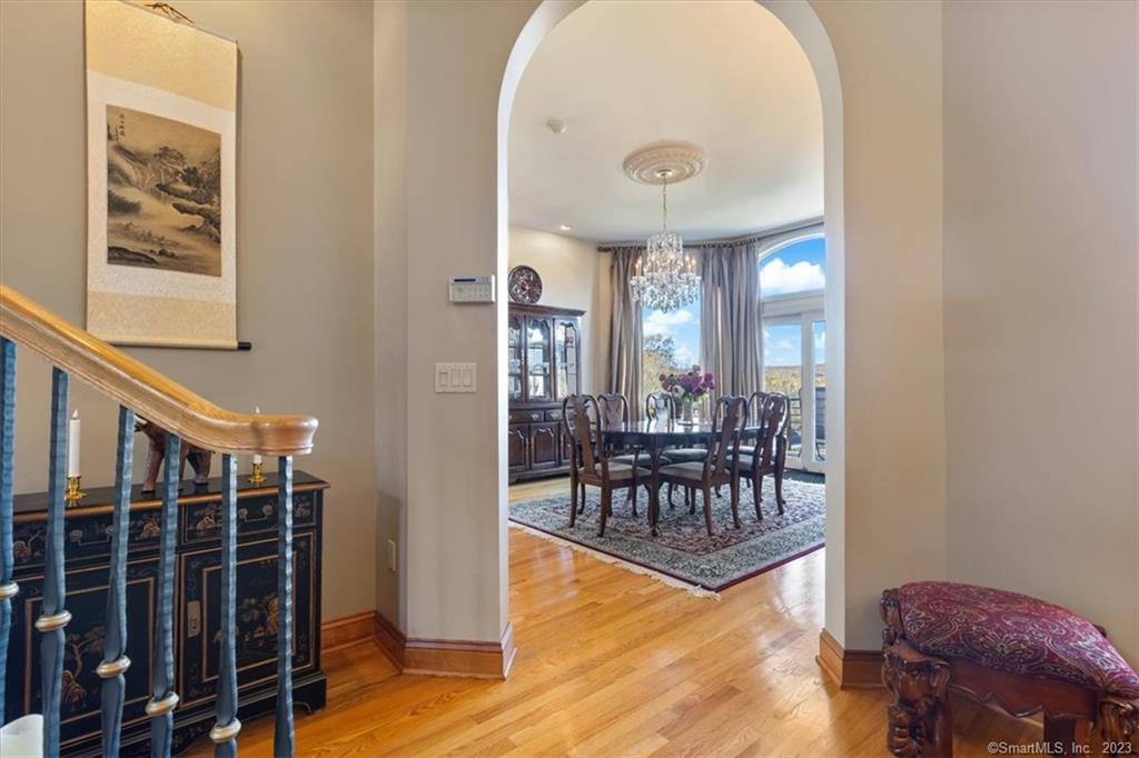 195 Injun Hollow Road Haddam, CT 06424 - Photo 14 of 40 Arched entry to Dining Room