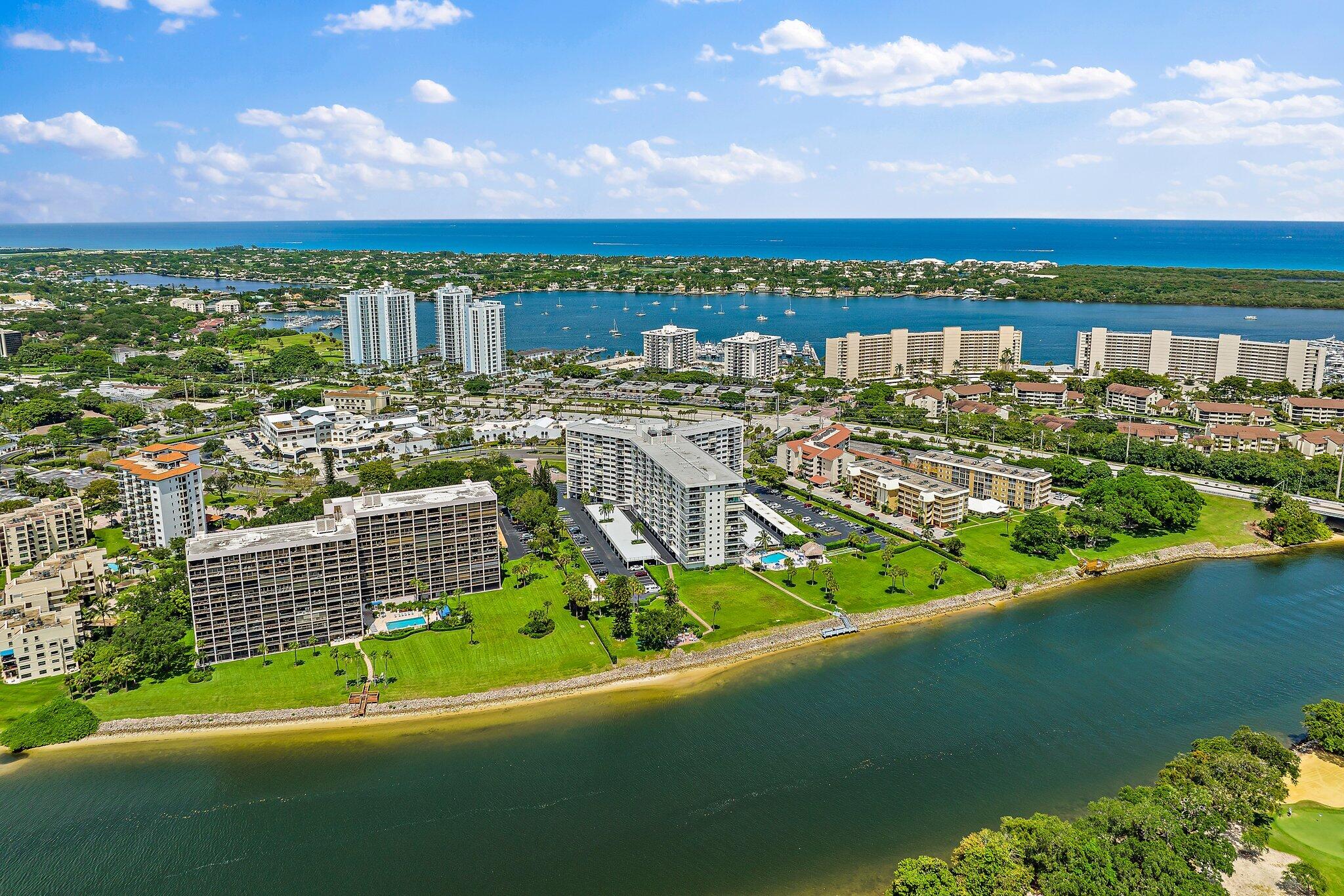 336 Golfview Road, Unit 619 North Palm Beach, FL 33408 - Photo 39 of 55 Aerial 2